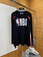 Balenciaga X Nba Collaboration Color-Blocked Long-Sleeve T-Shirt - 图片 2