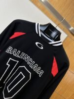 Balenciaga X Nba Collaboration Color-Blocked Long-Sleeve T-Shirt - 图片 3