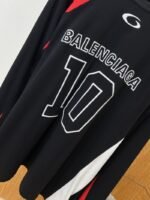 Balenciaga X Nba Collaboration Color-Blocked Long-Sleeve T-Shirt - 图片 4