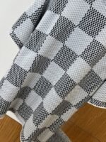 LV Classic Checkered Jacquard Knit Short-Sleeve T-Shirt 3 - 图片 7