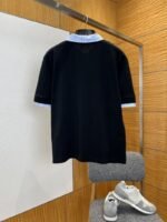 Miu Miu Color-Blocked Short-Sleeve Polo Shirt With Lapel - 图片 2