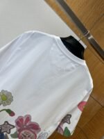 Fendi Short-Sleeve T-Shirt with Alphabet Floral Print - 图片 6