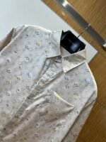 LV Monogram Print Silk Short-Sleeve Shirt 1 - 图片 3