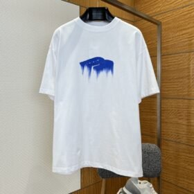 Balenciaga Resin-Embellished Embroidered Short-Sleeve T-Shirt