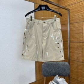 LV Hand-Painted Graffiti Work Pants