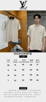 LV Embossed Logo Short-Sleeve T-Shirt 1 - 图片 10