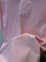 LV Embossed Logo Short-Sleeve T-Shirt 5 - 图片 5