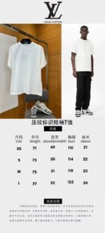 LV Embossed Logo Short-Sleeve T-Shirt 6 - 图片 10