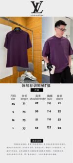 LV Embossed Logo Short-Sleeve T-Shirt 4 - 图片 10