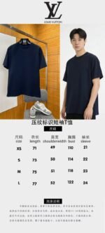 LV Embossed Logo Short-Sleeve T-Shirt 5 - 图片 10