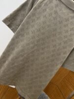 LV All-Over Print Openwork Jacquard Pocket Short-Sleeve Polo Shirt 1 - 图片 7