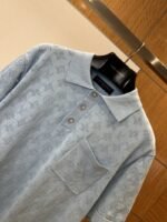 LV All-Over Print Openwork Jacquard Pocket Short-Sleeve Polo Shirt 2 - 图片 3