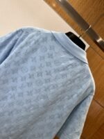 LV All-Over Print Openwork Jacquard Pocket Short-Sleeve Polo Shirt 2 - 图片 6