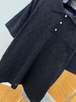 LV All-Over Print Openwork Jacquard Pocket Short-Sleeve Polo Shirt 4 - 图片 4