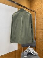 LV Embroidered Lapel Zipper Jacket - 图片 2