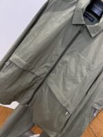 LV Embroidered Lapel Zipper Jacket - 图片 4