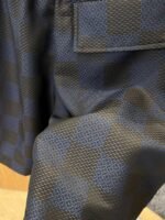 LV Checkered Jacquard Drawstring Casual Shorts - 图片 8