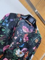 Gucci Floral All-Over Print Single-Button Long-Sleeve Shirt - 图片 3