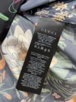 Gucci Floral All-Over Print Single-Button Short-Sleeve Shirt - 图片 9
