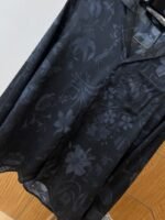 Gucci Floral Print lapel Long-Sleeve Collared Shirt - 图片 4