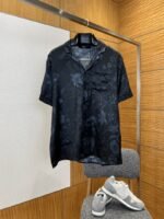 Gucci Floral Print lapel Short-Sleeve Collared Shirt