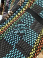 LV Checkered Jacquard Knit Short-Sleeve Polo Shirt - 图片 6
