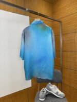 Fendi Gradient Subtle Pattern Jacquard Short-Sleeve Shirt - 图片 2