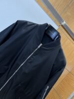 Prada Solid-Color Drop-Shoulder Long-Sleeve Zipper Jacket - 图片 3